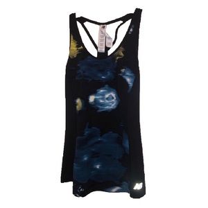 New Balance Black Floral Tank Top